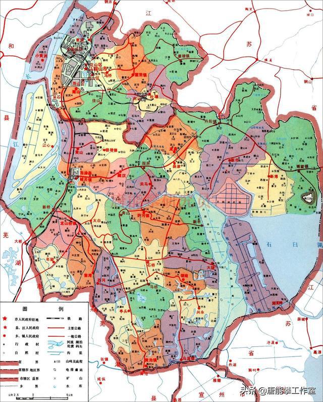 安徽马鞍山3区3县34乡镇人口、土地、工业…基本统计
